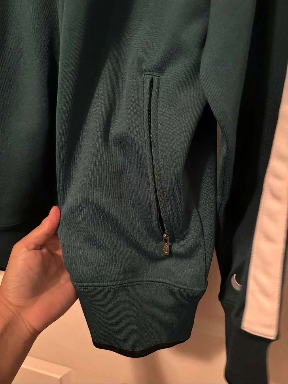 NFL Dark Green Nike On-Field Zip Jacket